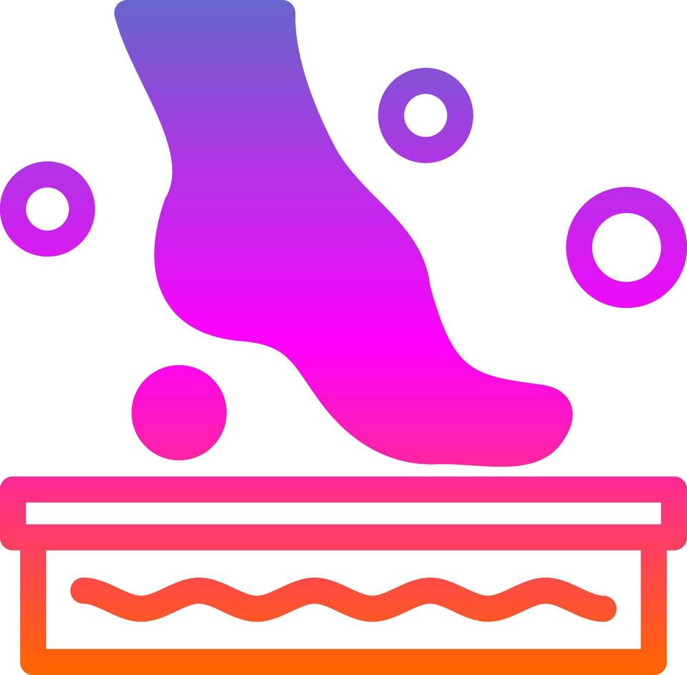 voet spa vector icoon ontwerp