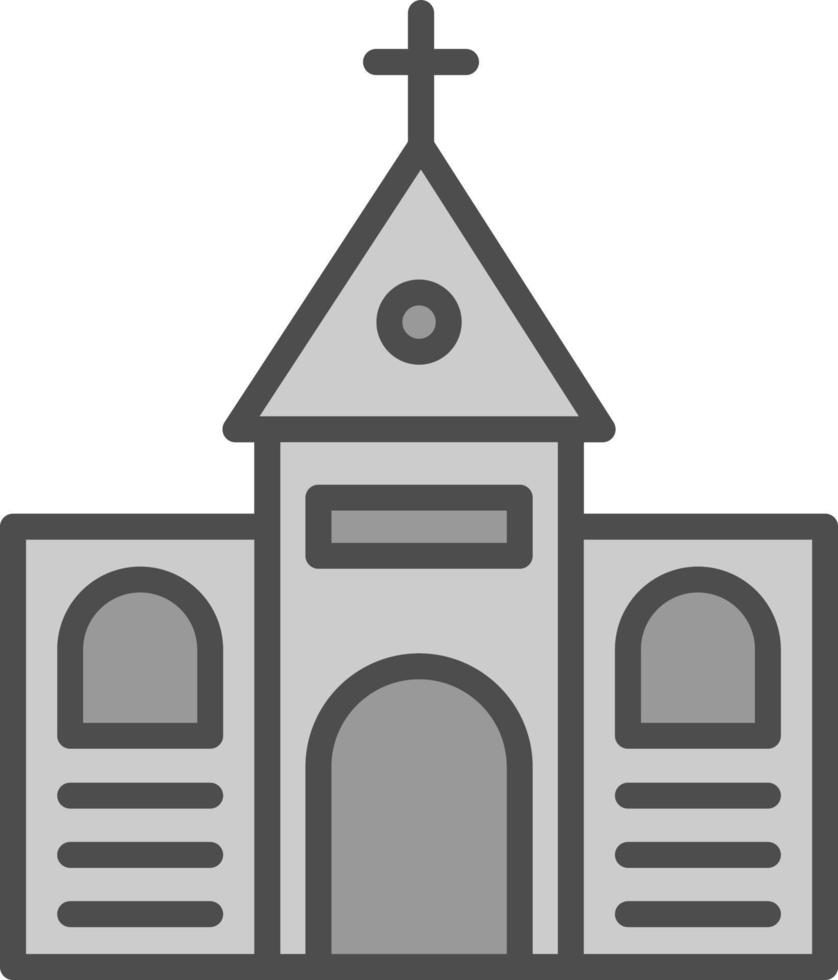 kerk vector icoon ontwerp