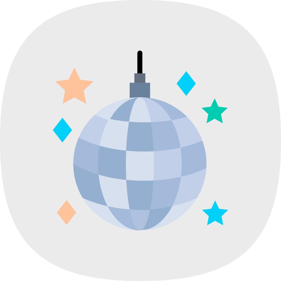 disco bal vector icoon ontwerp