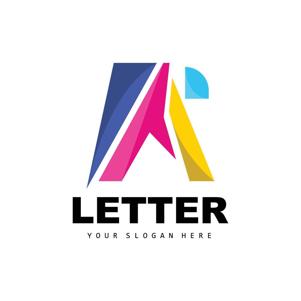 een brief logo, brief logotype vector, Product merk ontwerp, bedrijf initialen, bouw, onderwijs vector