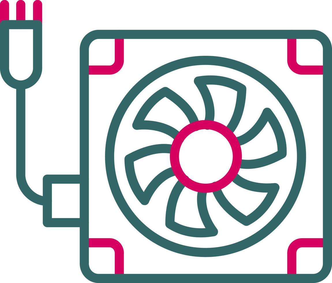 ventilator vector pictogram