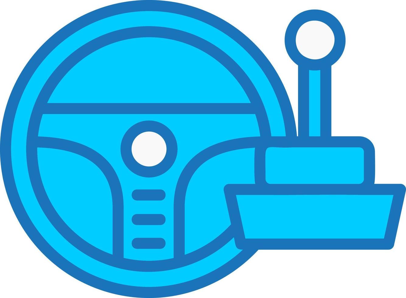 stuurwiel vector pictogram