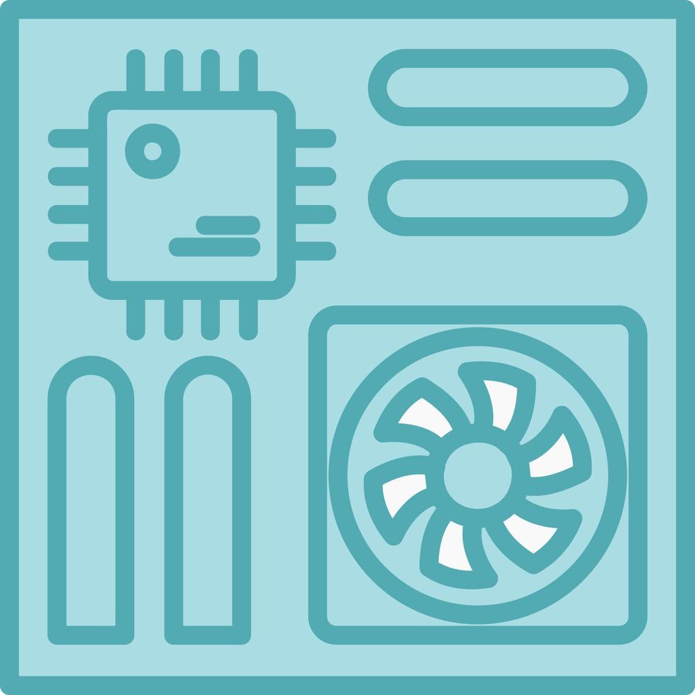 moederbord vector pictogram