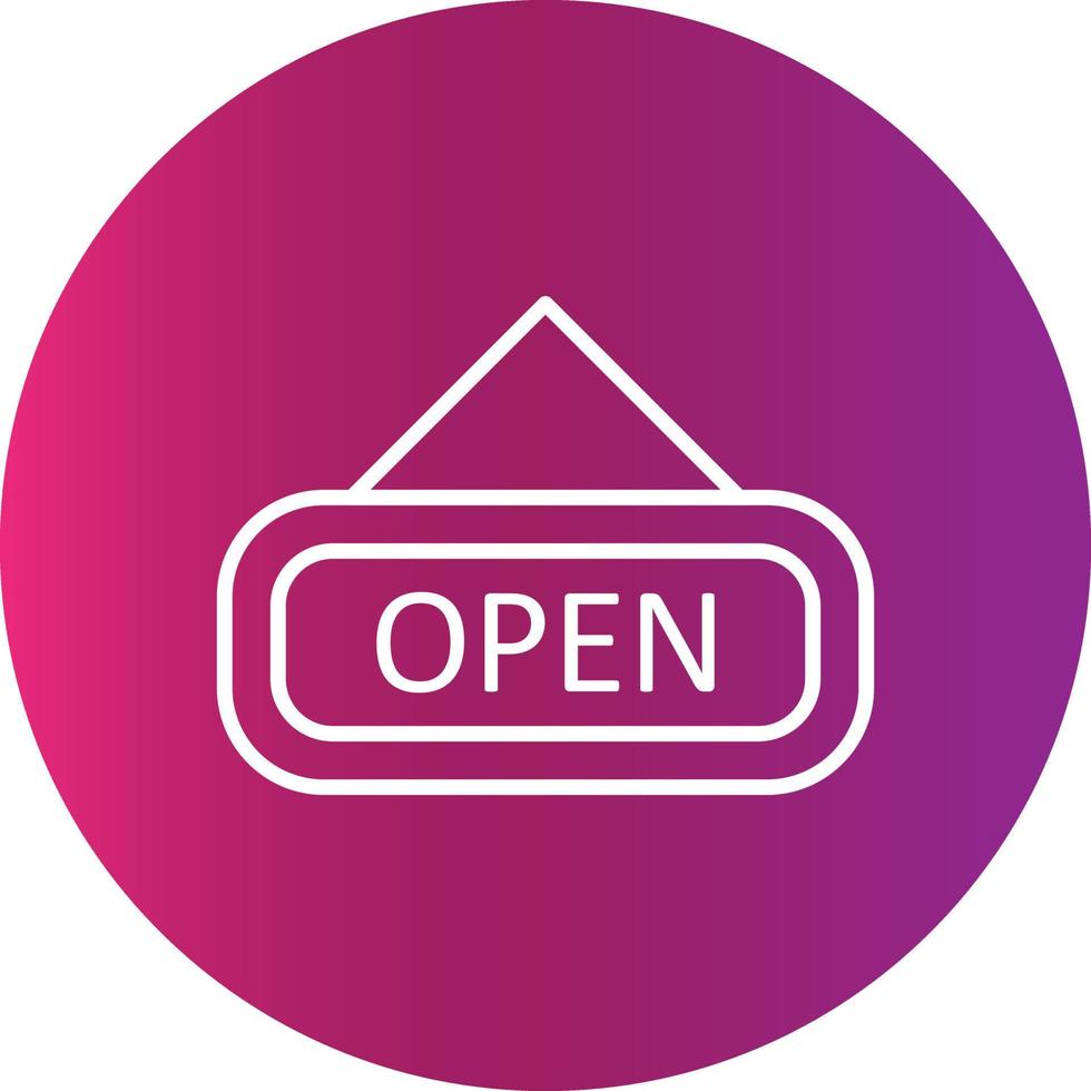 Open creatief icoon vector