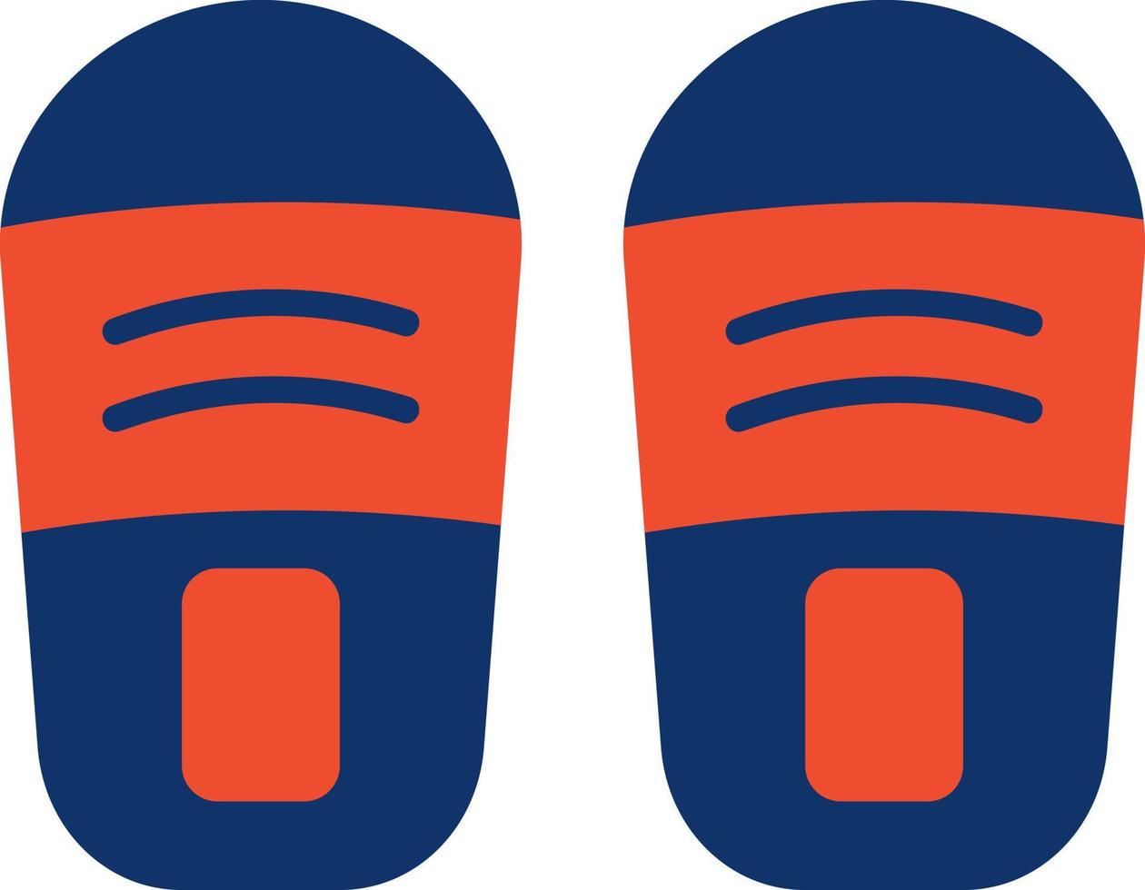 slippers creatief icoon ontwerp vector