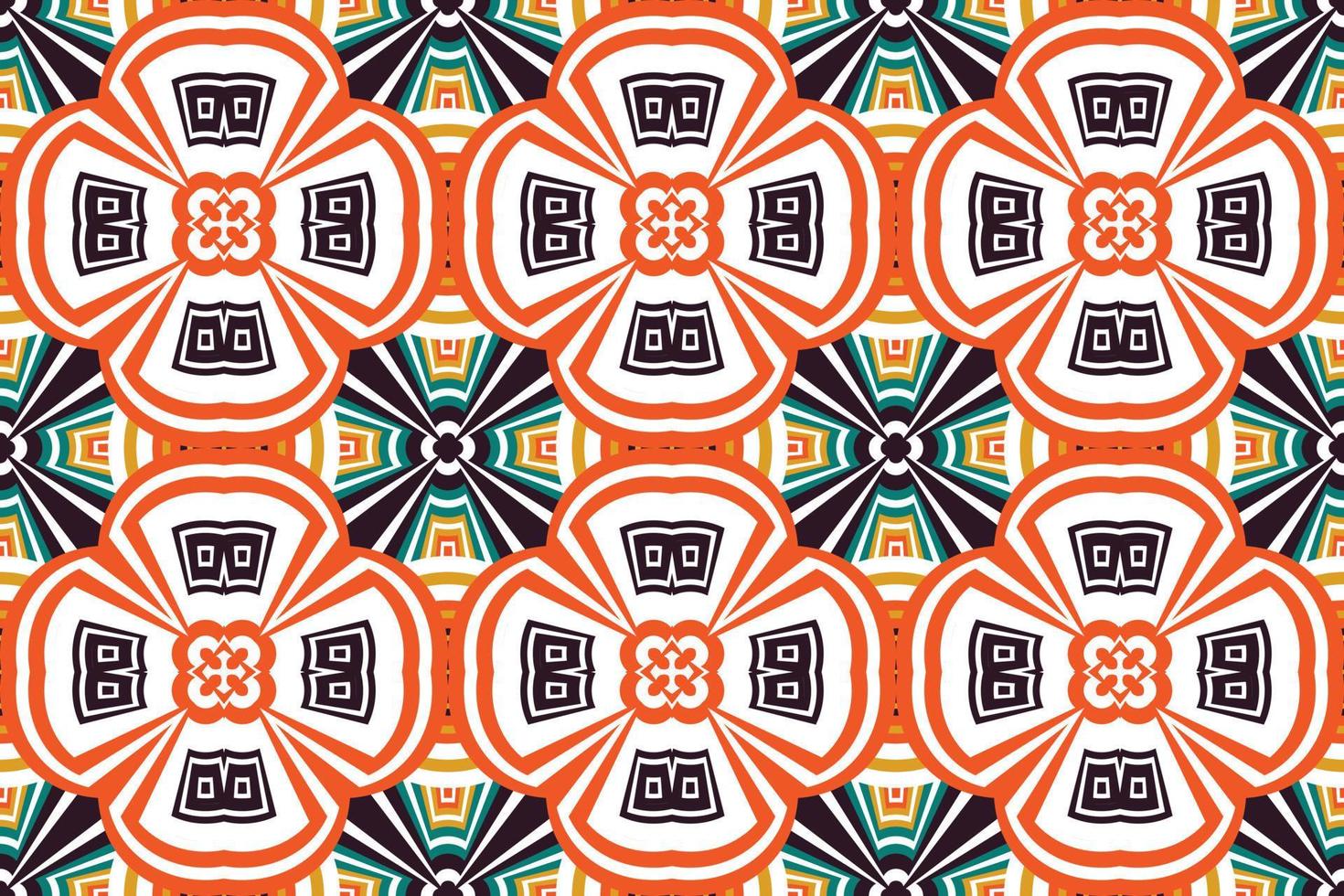 traditioneel kente kleding tribal naadloos patroon traditioneel etnisch oosters ontwerp voor de achtergrond. volk borduurwerk, Indisch, scandinavisch, zigeuner, Mexicaans, Afrikaanse tapijt, behang. vector