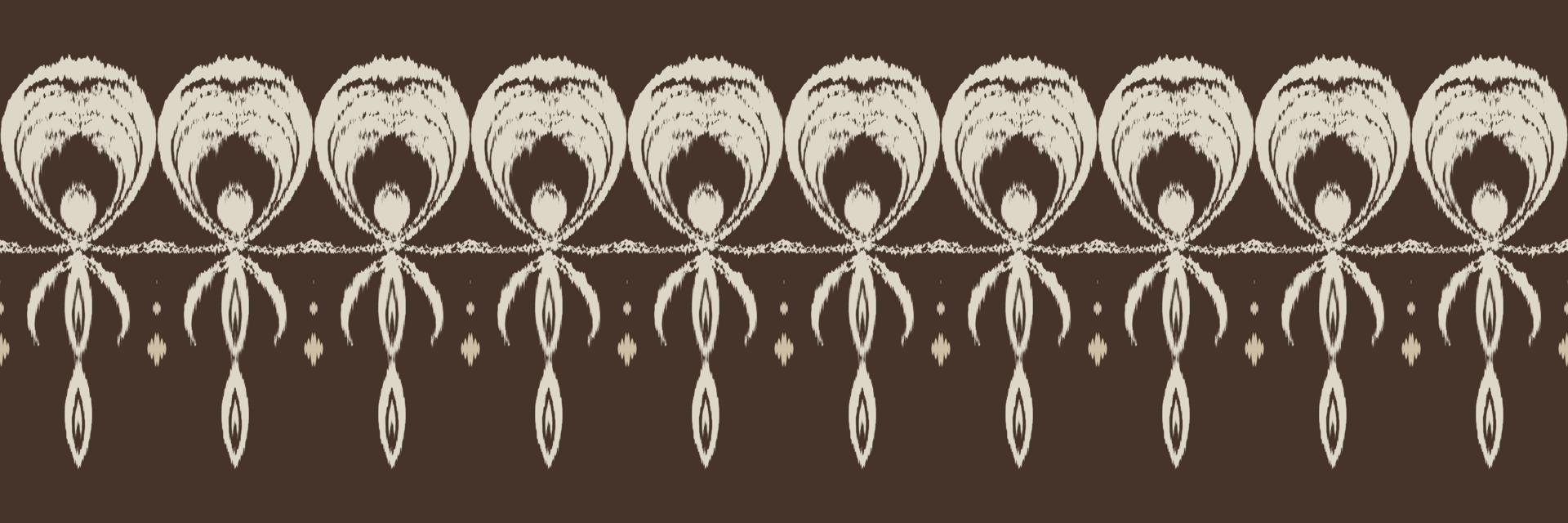 etnisch ikat strepen batik textiel naadloos patroon digitaal vector ontwerp voor afdrukken Saree kurti Borneo kleding stof grens borstel symbolen stalen katoen