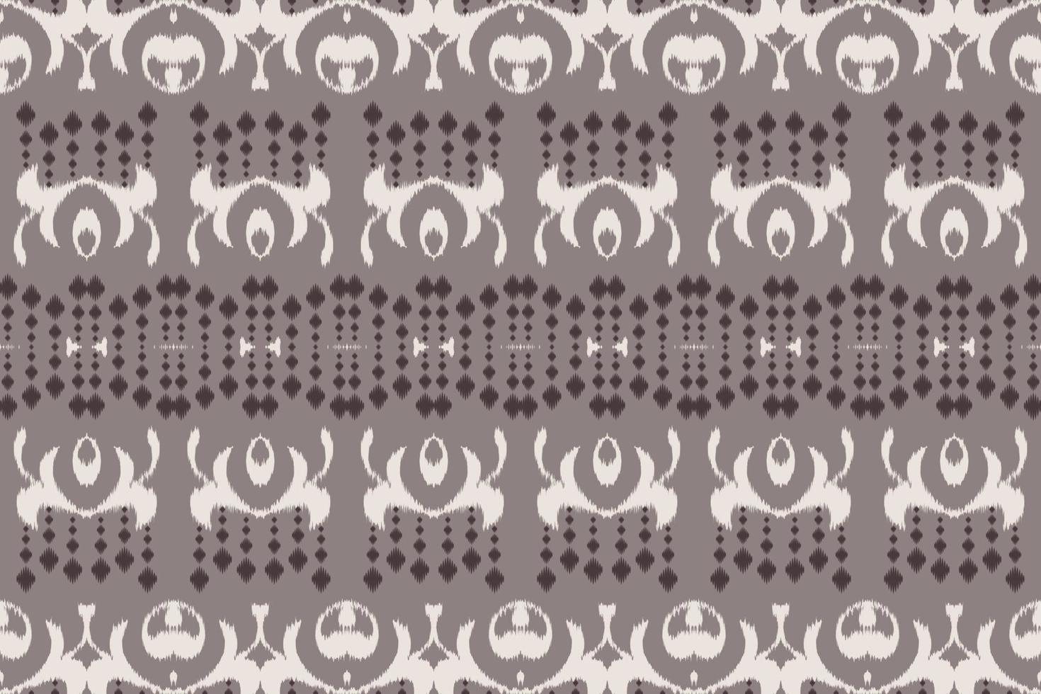 etnisch ikat damast batik textiel naadloos patroon digitaal vector ontwerp voor afdrukken Saree kurti Borneo kleding stof grens borstel symbolen stalen katoen