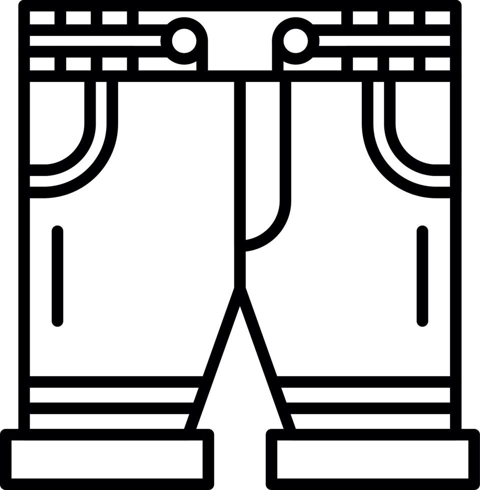 shorts creatief icoon ontwerp vector