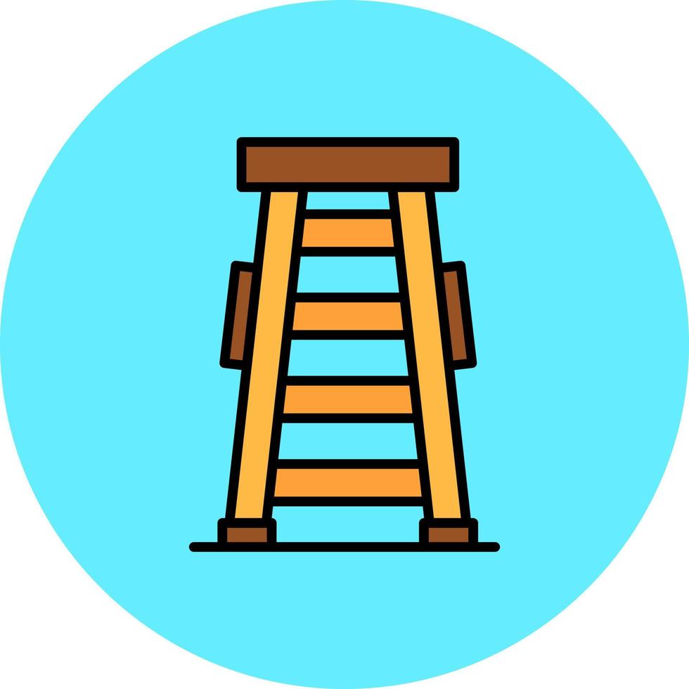 ladder creatief icoon ontwerp vector