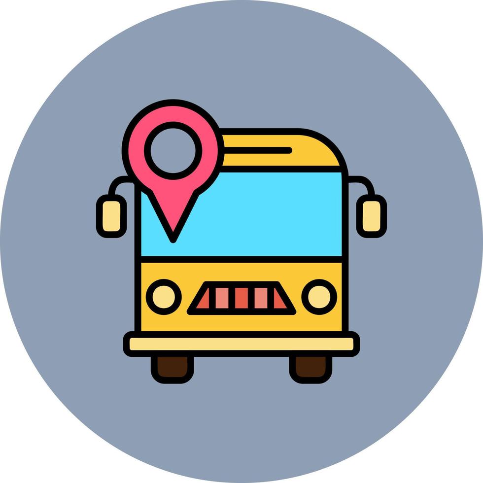 school- bus creatief icoon ontwerp vector