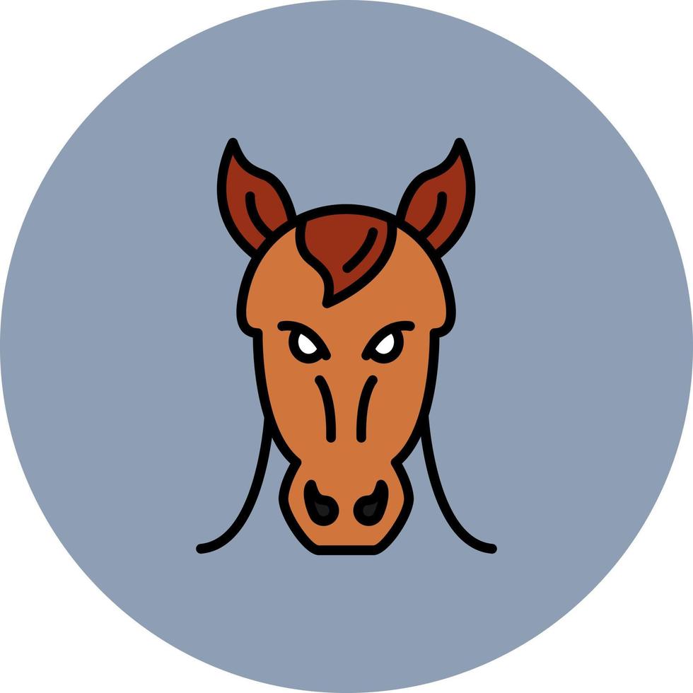 paard creatief icoon ontwerp vector