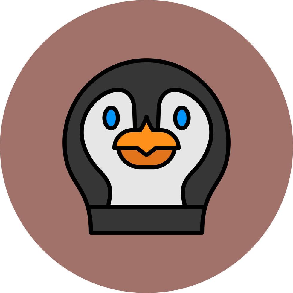 pinguïn creatief icoon ontwerp vector