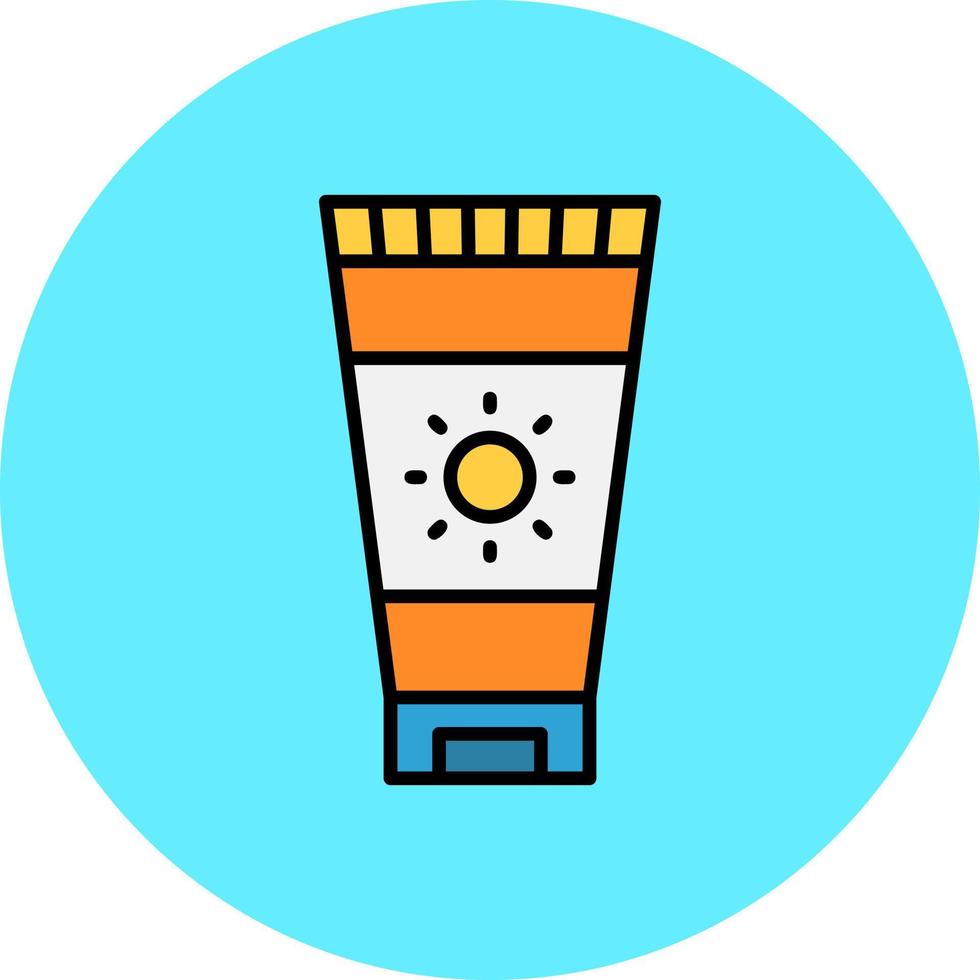 zonnescherm creatief icoon ontwerp vector