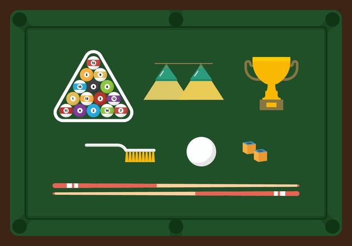 Gratis Billiard Vector Collectie