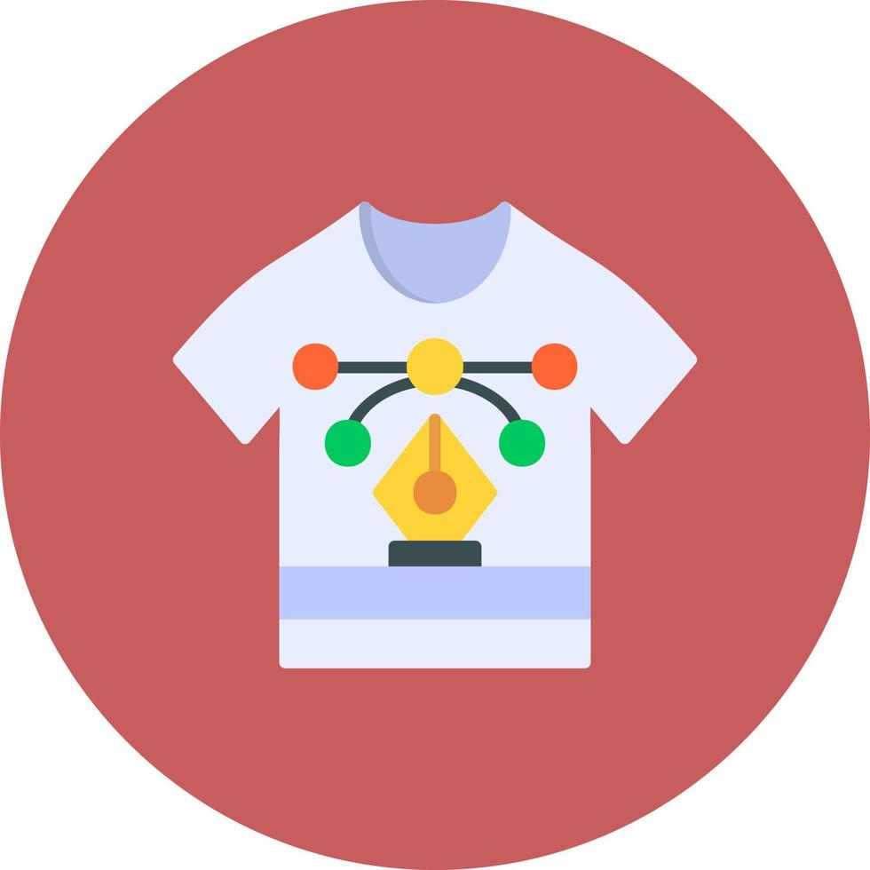 t overhemd creatief icoon ontwerp vector