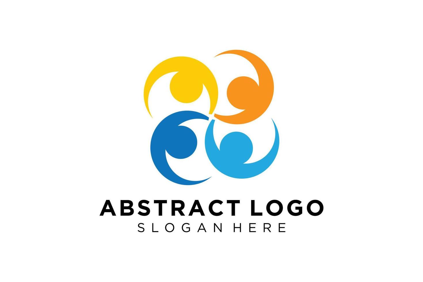 vector abstract mensen en familie logo verzameling, mensen pictogrammen, Gezondheid logo sjabloon, zorg symbool.