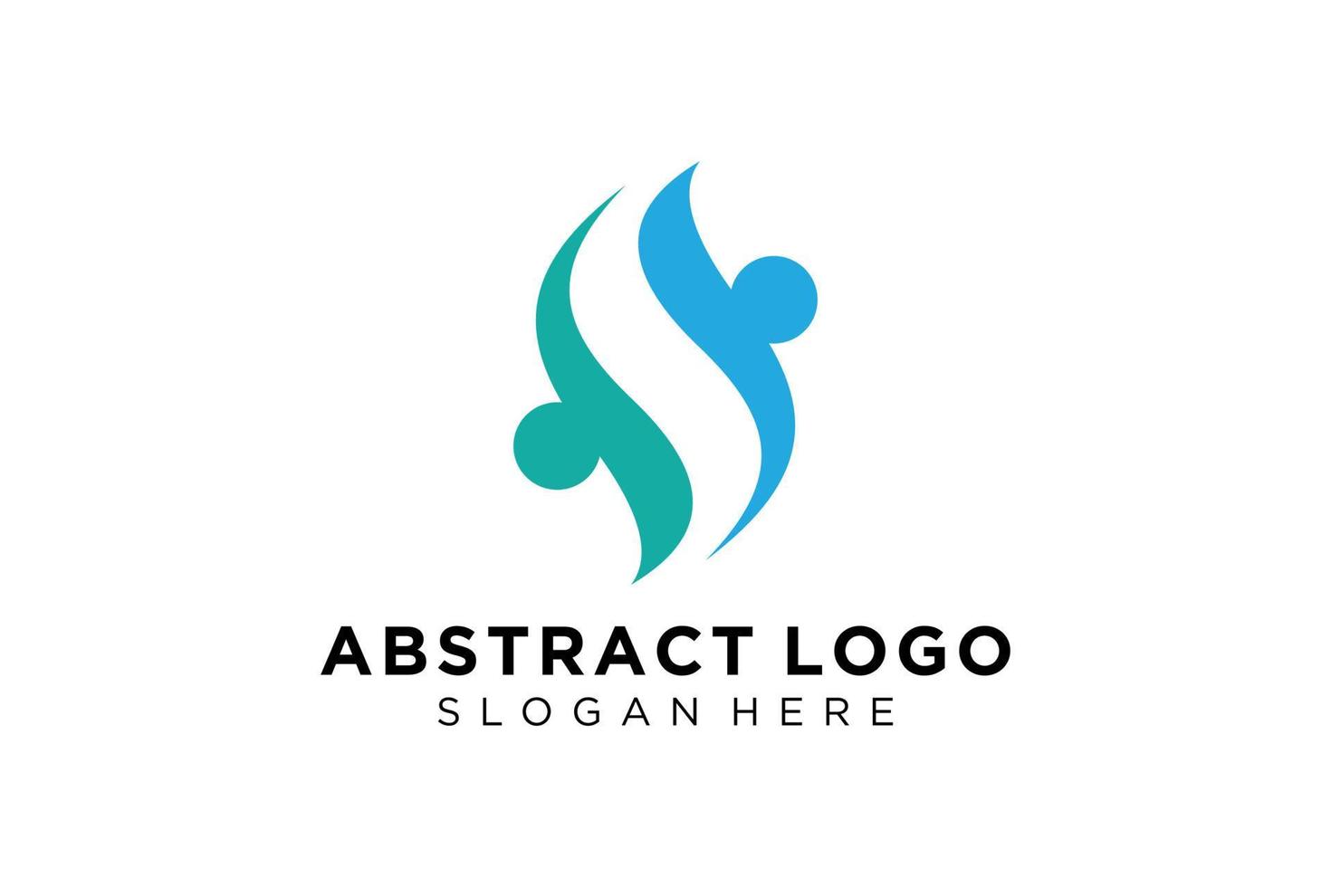 vector abstract mensen en familie logo verzameling, mensen pictogrammen, Gezondheid logo sjabloon, zorg symbool.