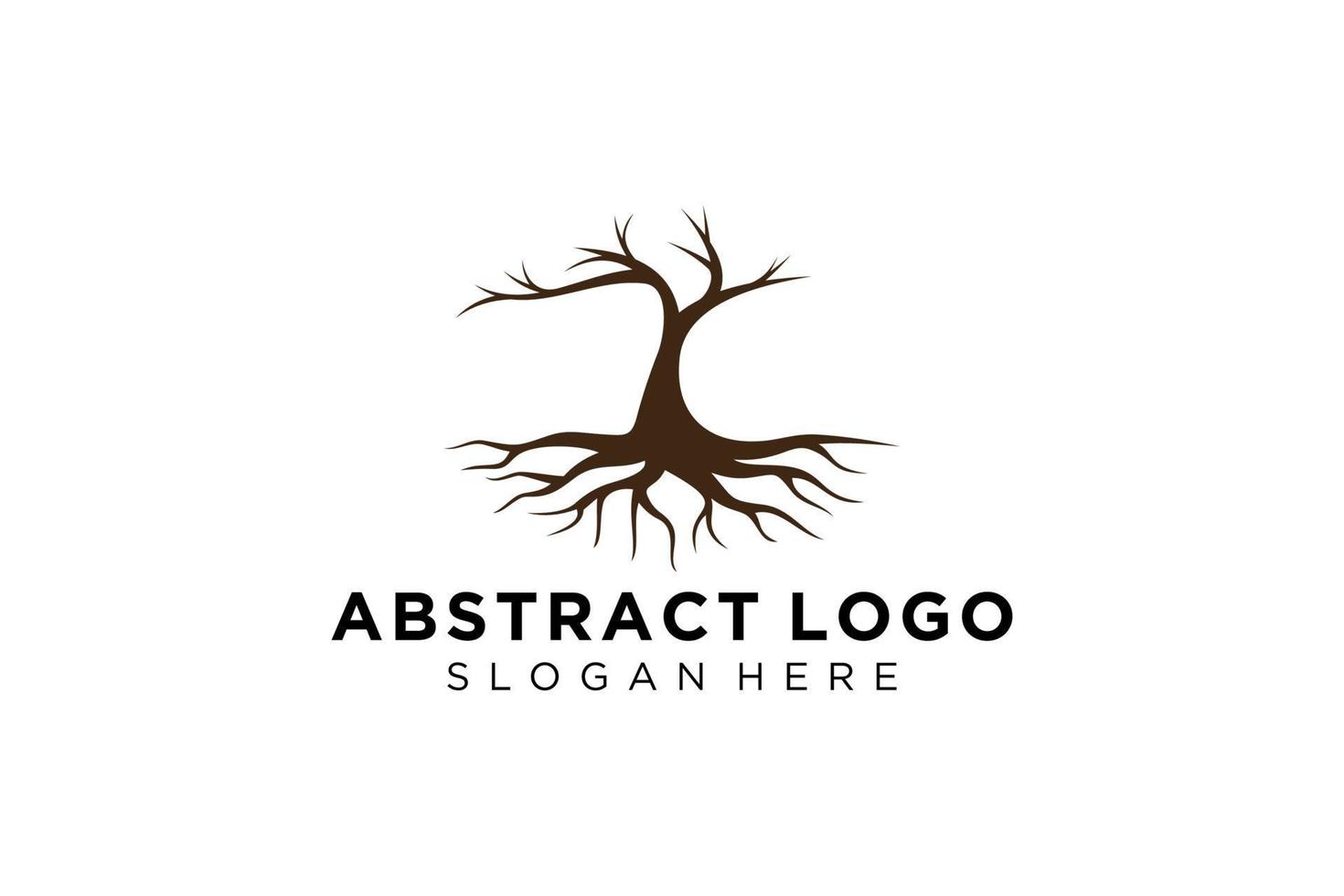 groen boom logo ontwerp natuurlijk en abstract blad. vector