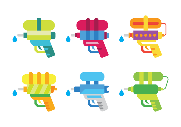 watergun pictogram vector