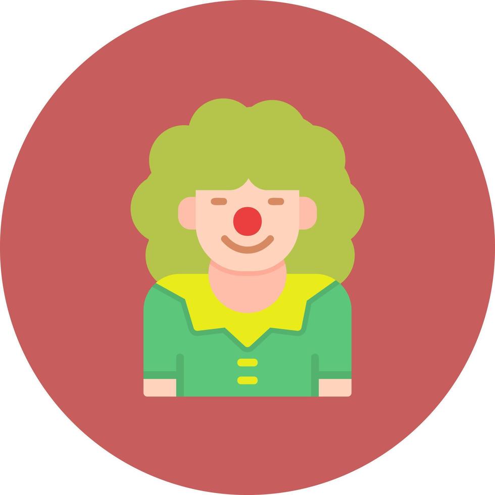 clown creatief icoon ontwerp vector