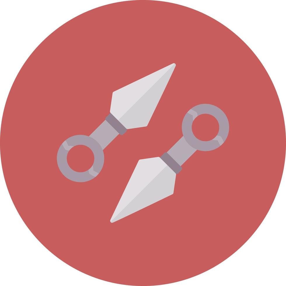 kunai creatief icoon ontwerp vector