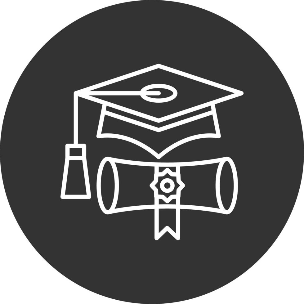 diploma uitreiking pet creatief icoon ontwerp vector