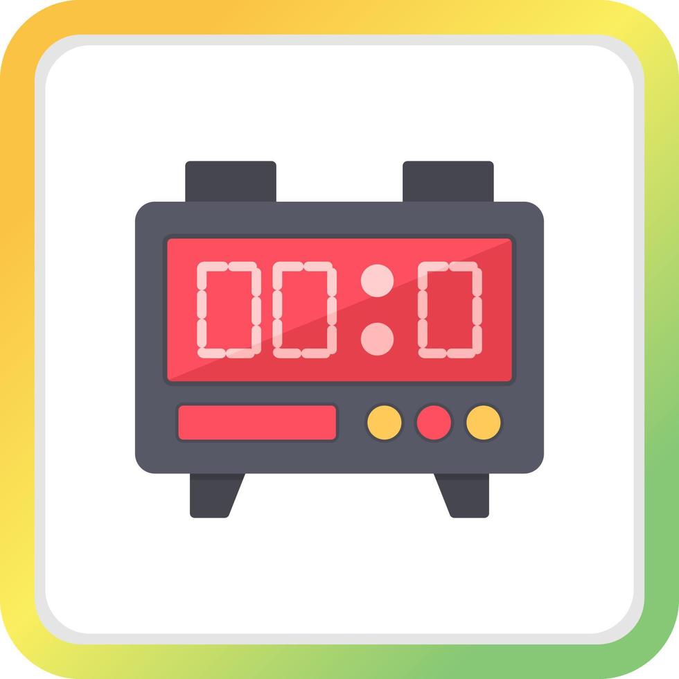 digitaal stopwatch creatief icoon ontwerp vector