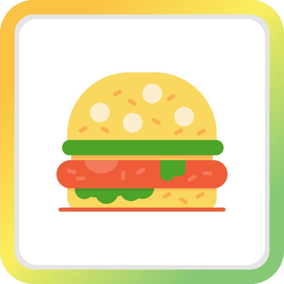 burguer creatief icoon ontwerp vector