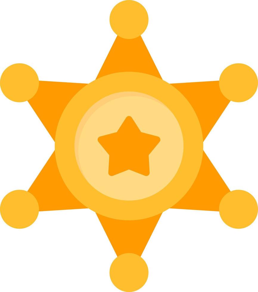 sheriff creatief icoon ontwerp vector