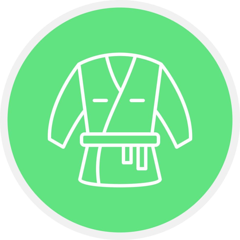 kimono creatief icoon ontwerp vector