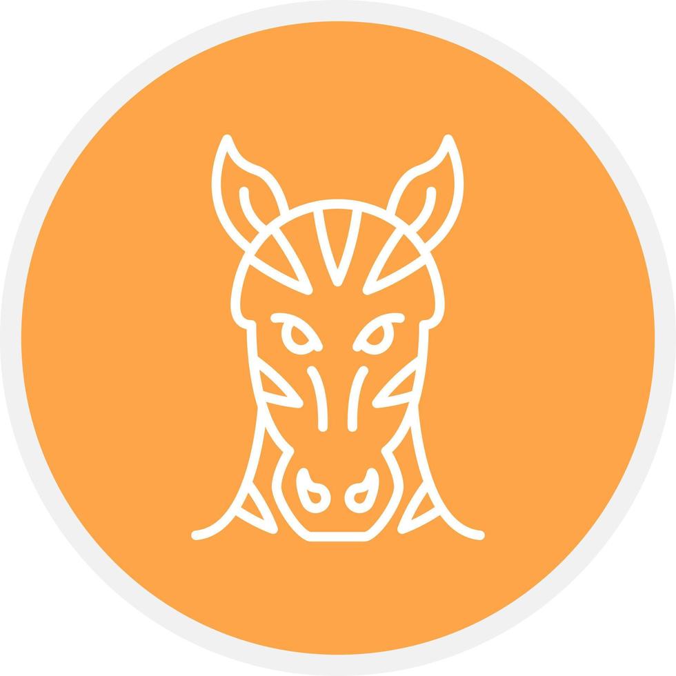 zebra creatief icoon ontwerp vector