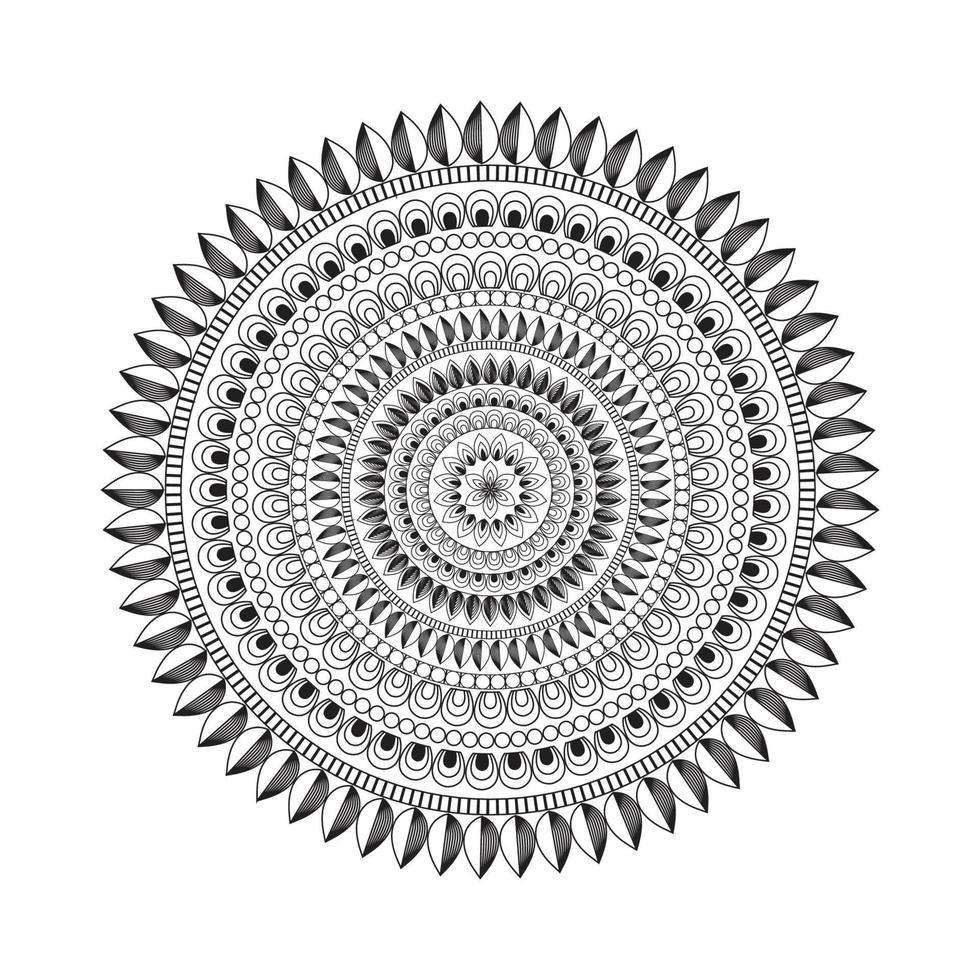 mandala ontwerp decoratief patroon decoratie vector