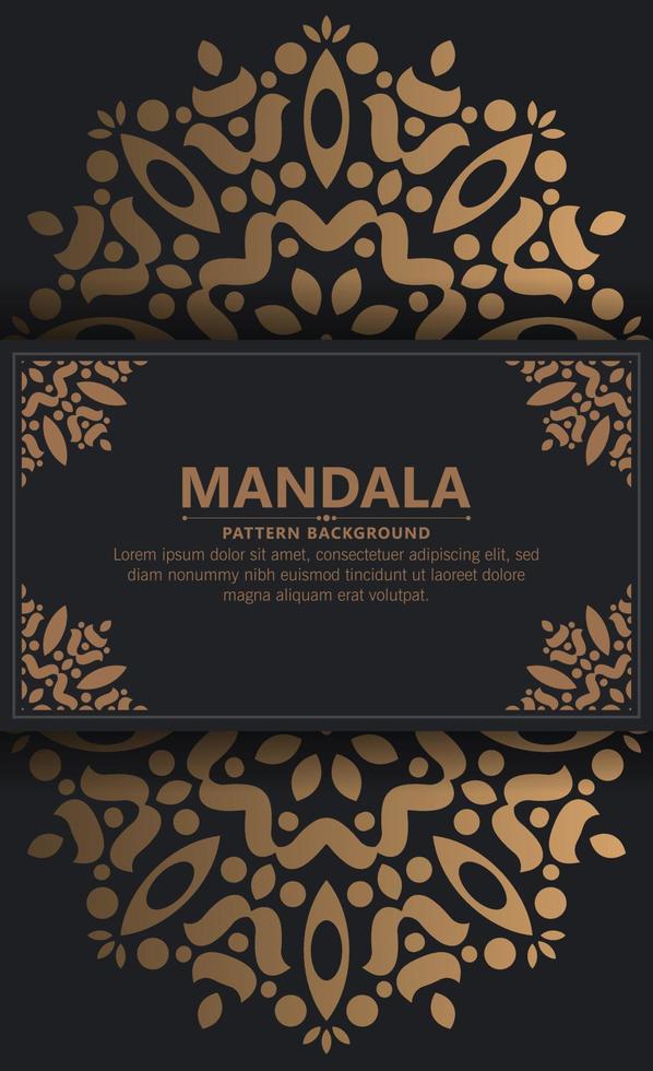 luxe sier mandala achtergrond met Arabische islamitische Oost-patroon stijl premium vector