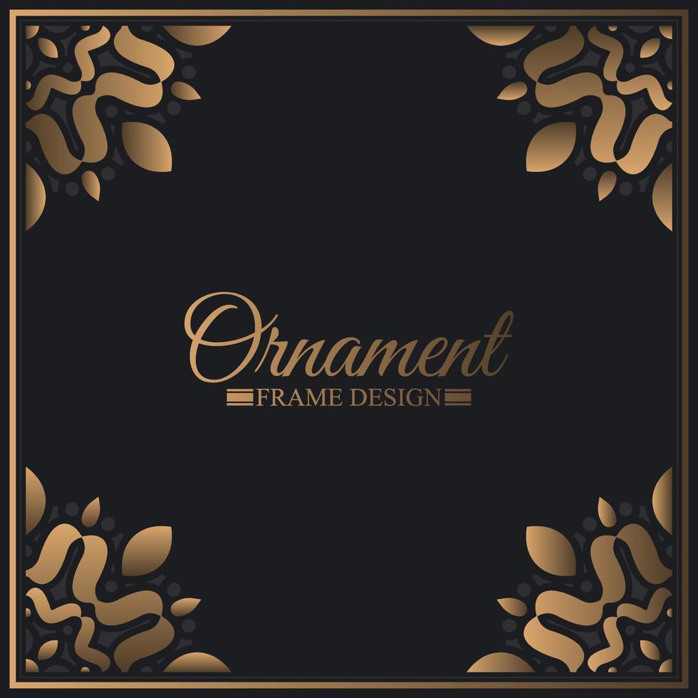 elegante decoratieve frame ontwerp achtergrond vector