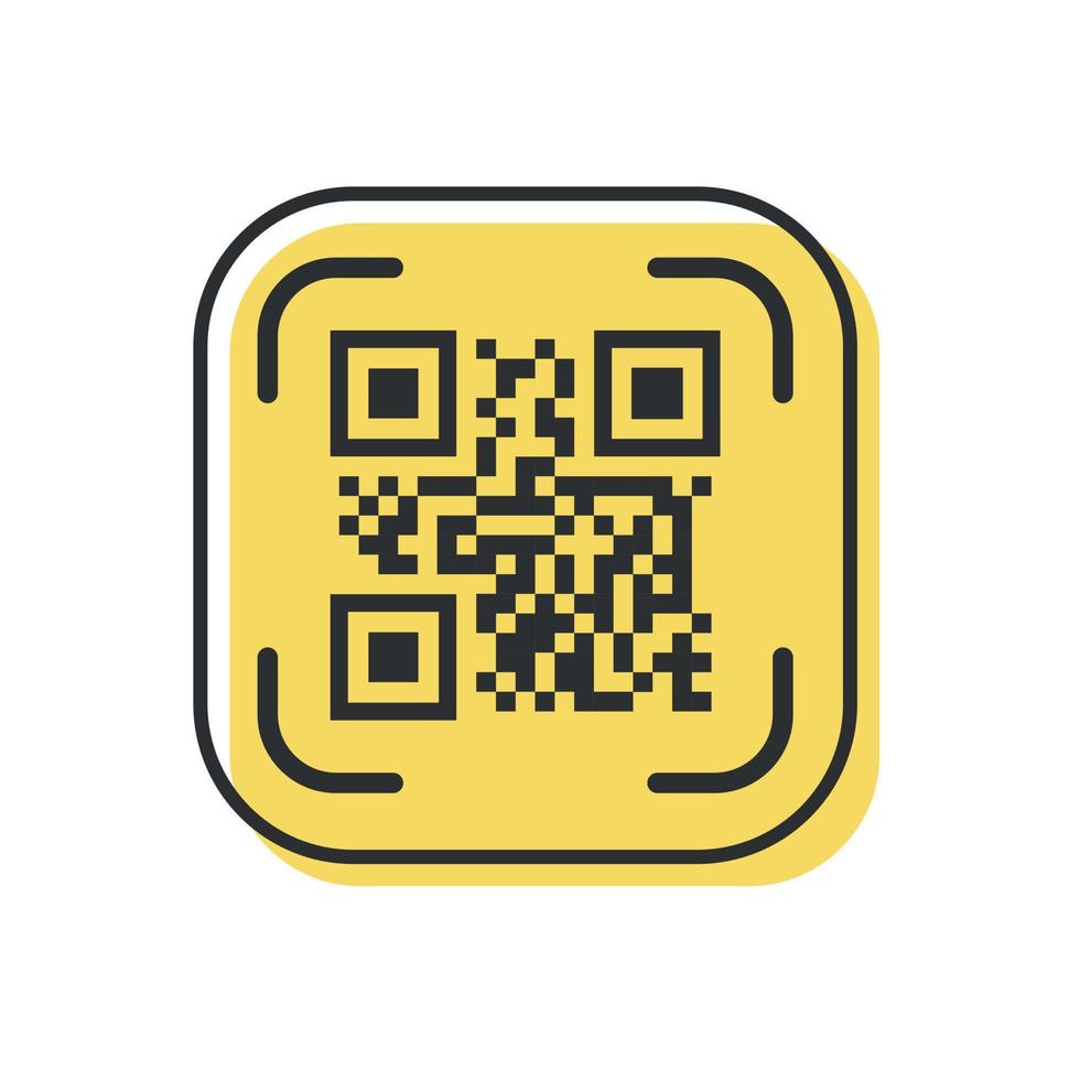 qr code voor smartphone. opschrift scannen me met smartphone icoon. qr code voor betaling. vector. vector