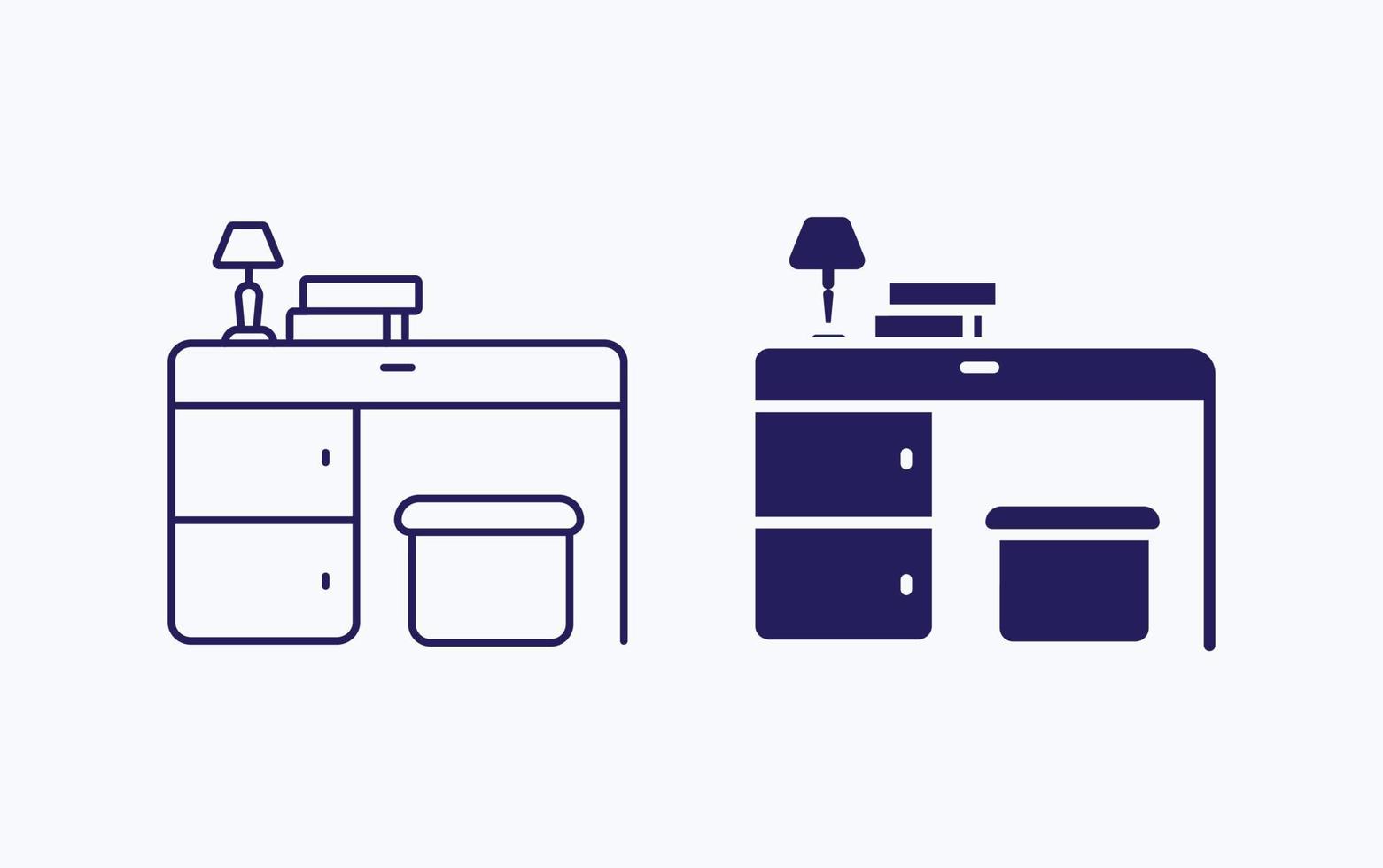 studie tafel vector illustratie icoon