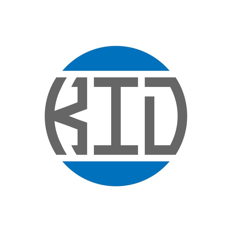 kind brief logo ontwerp Aan wit achtergrond. kind creatief initialen cirkel logo concept. kind brief ontwerp. vector