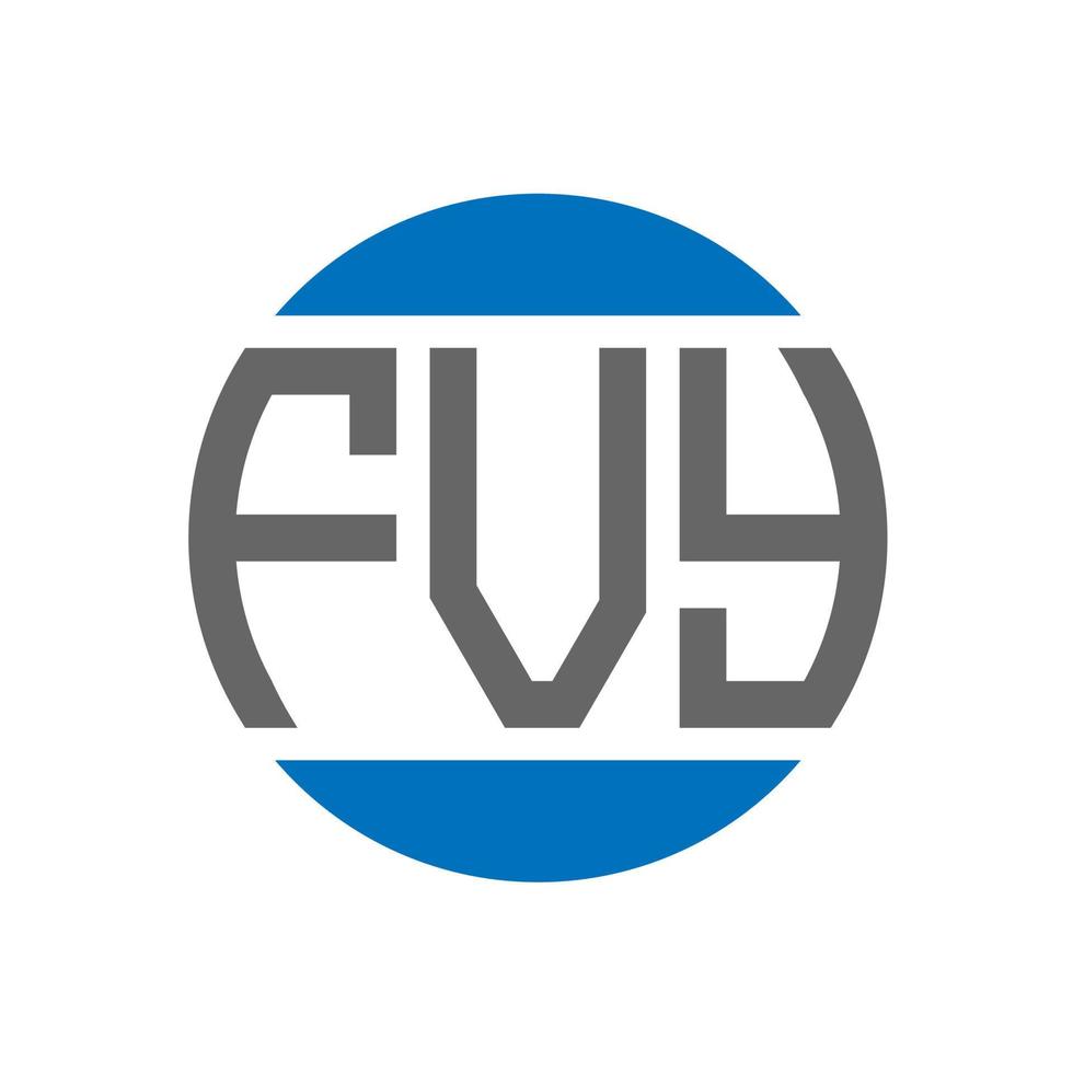 fvy brief logo ontwerp Aan wit achtergrond. fvy creatief initialen cirkel logo concept. fvy brief ontwerp. vector