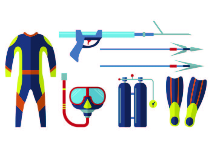 Pictogram van Spearfishing vector