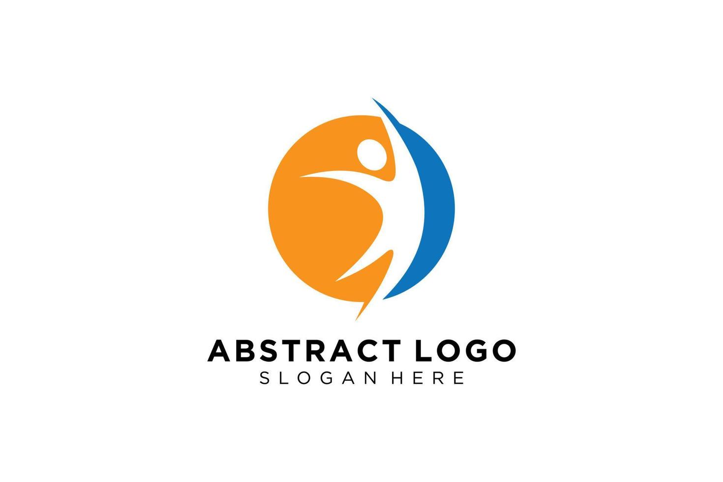 vector abstract mensen en familie logo verzameling, mensen pictogrammen, Gezondheid logo sjabloon, zorg symbool.