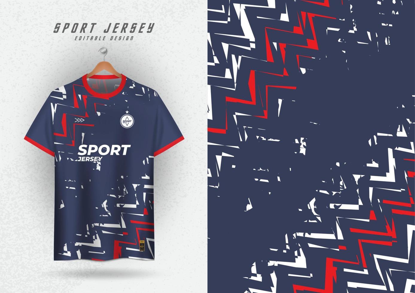 achtergrond bespotten omhoog voor sport- Jersey voetbal rennen racen, grijs Golf patroon vector