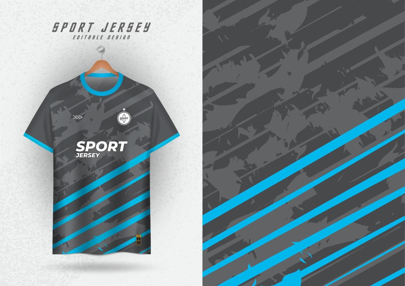 achtergrond bespotten omhoog voor sport- Jersey voetbal rennen racen, grijs en blauw patroon. vector