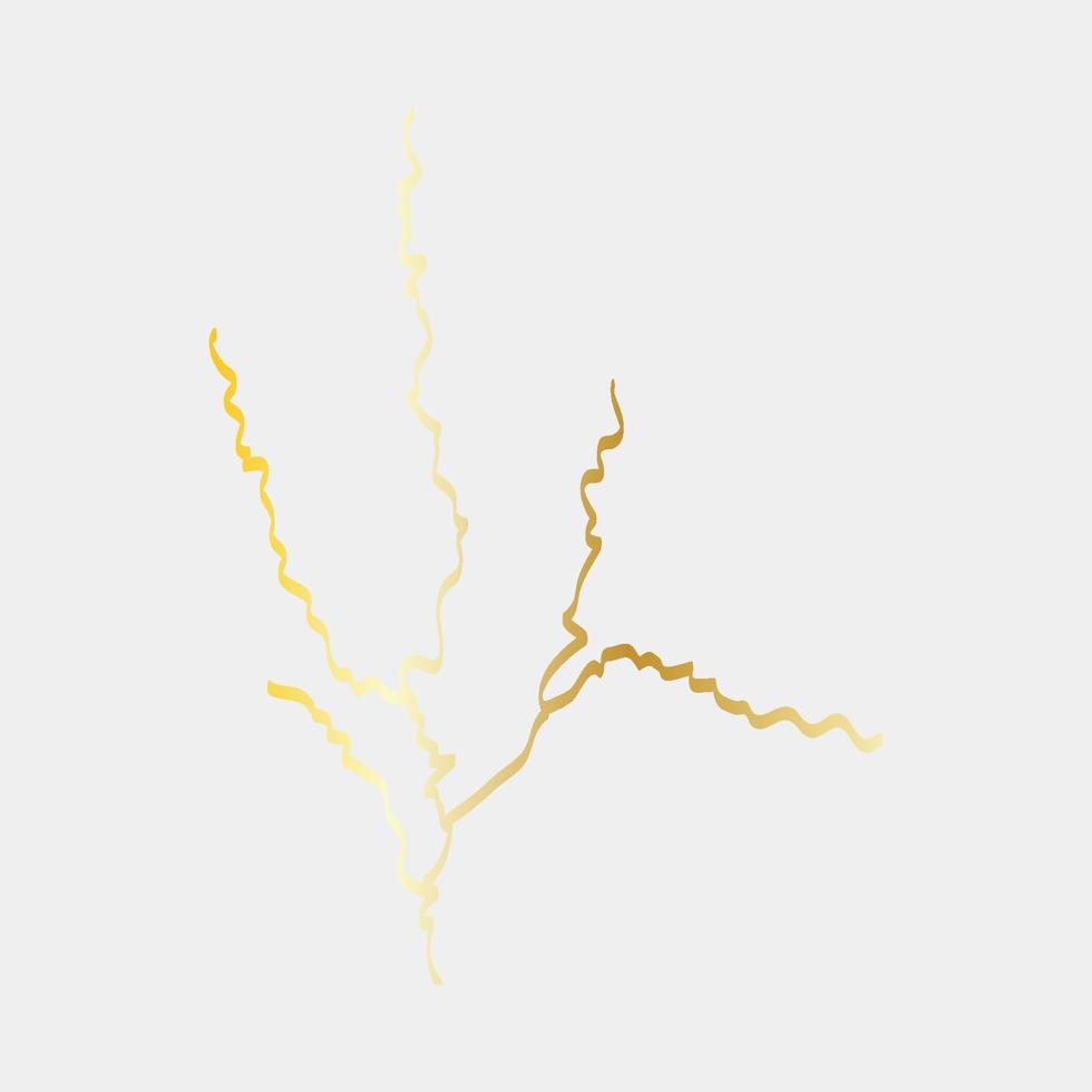 goud kintsugi Hoes ontwerp vector. luxe gouden marmeren textuur. barst en gebroken grond patroon voor muur kunst, huis decoratie, afdrukken en behang. vector