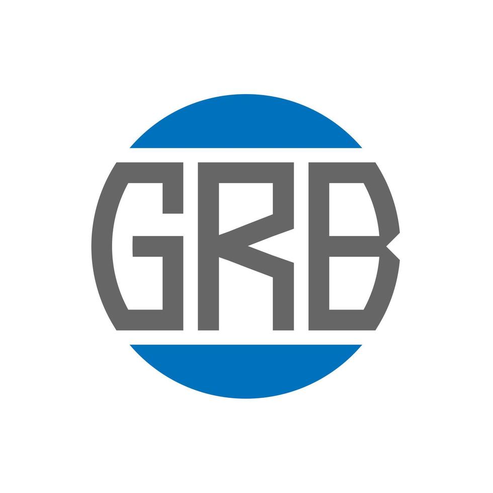 grb brief logo ontwerp Aan wit achtergrond. grb creatief initialen cirkel logo concept. grb brief ontwerp. vector