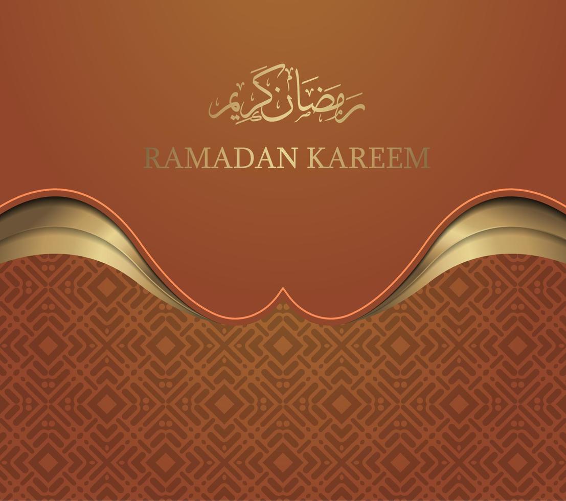 halve maan Ramadan achtergrond ontwerp vector