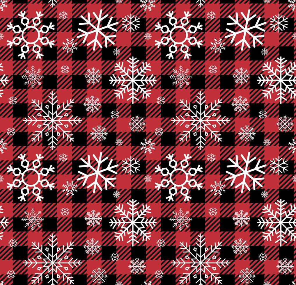 buffel plaid Kerstmis rinkelen klokken Aan de achtergrond van de muziek- bladzijde. feestelijk naadloos patroon. vector illustratie.