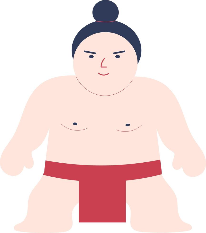 sumo atleet illustratie vector