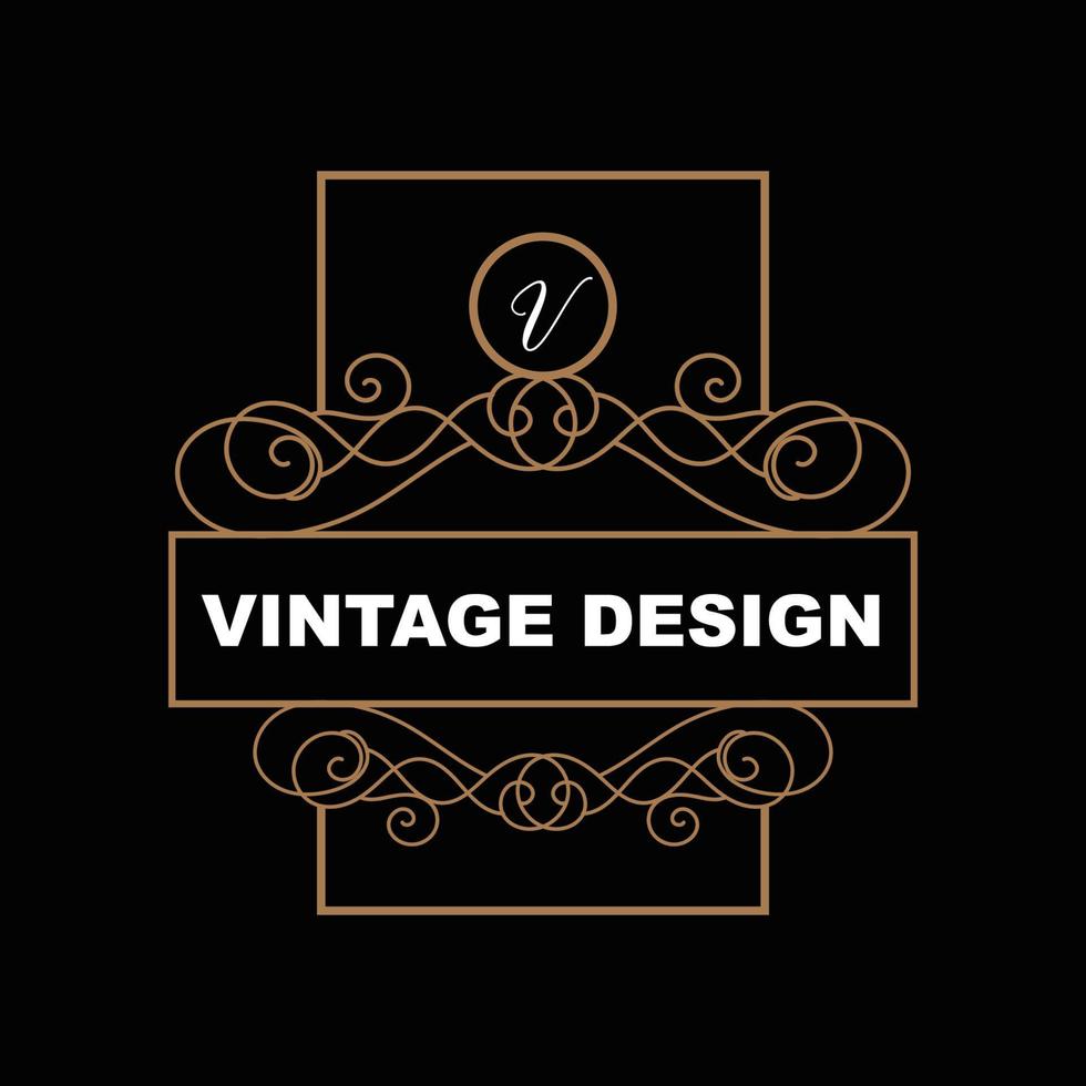 retro wijnoogst ontwerp, luxueus minimalistische vector ornament logo, met mandala en batik stijl, Product merk illustratie, uitnodiging, banier, mode