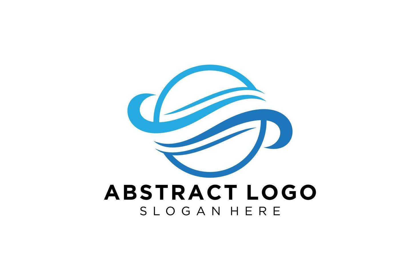 abstract water Golf plons logo symbool en icoon ontwerp. vector